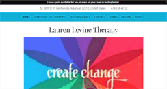 Desktop Screenshot of laurenlevinetherapy.com