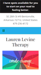 Mobile Screenshot of laurenlevinetherapy.com